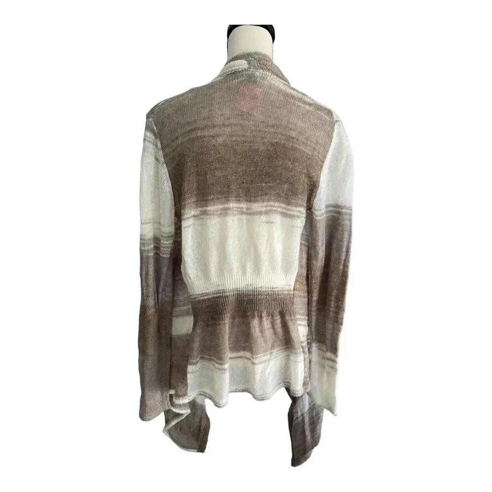 Tommy Bahama Cardigan Women's Size Large Open Front Wool Blend Long Sleeves - Picture 4 of 5